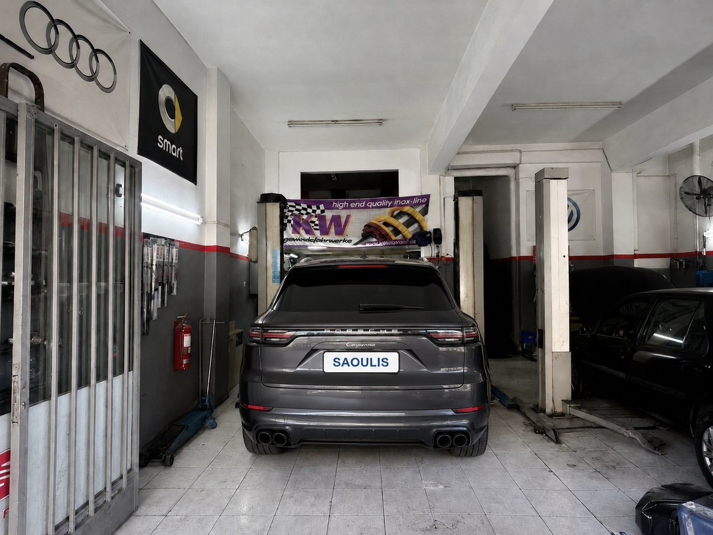 Porsche Cayenne στο συνεργείο Saoulis Service